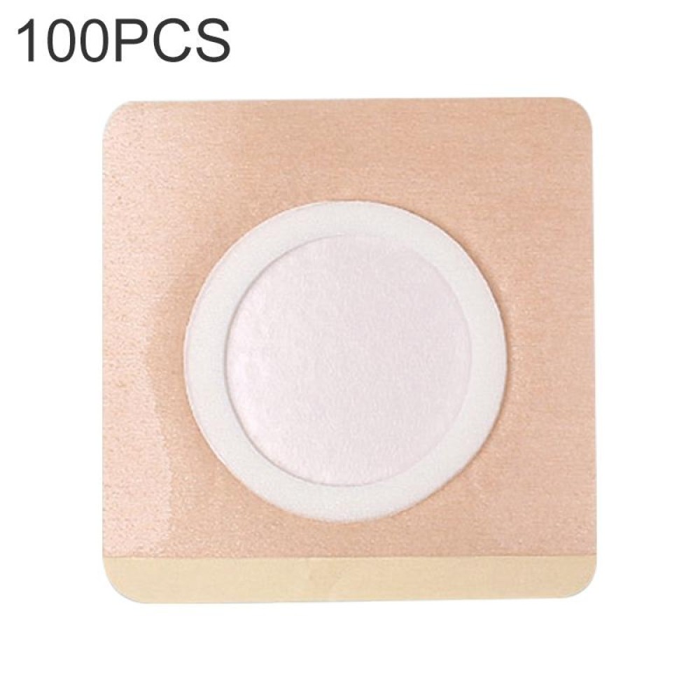 100 PCS 042 Spunlace Non-woven Stickers Anti-osmosis Three-volt Belly Button Plaster, Size:8x8x4cm(Square)