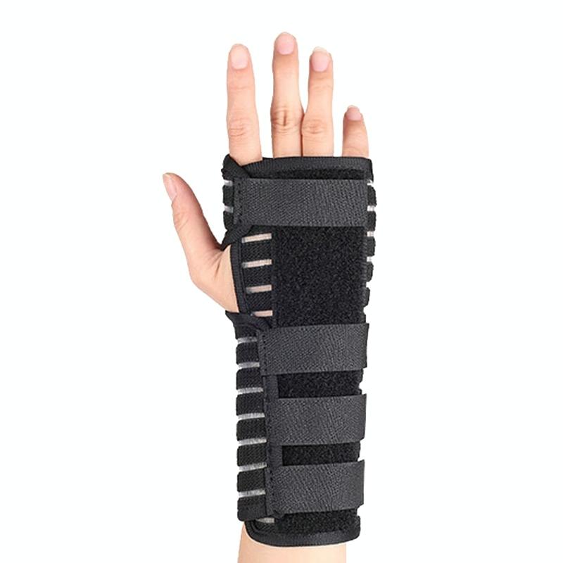 025 Joint Sprain Protection Fixed Support Comfortable Adjustment Support Protector, Size:L(Black-Left)