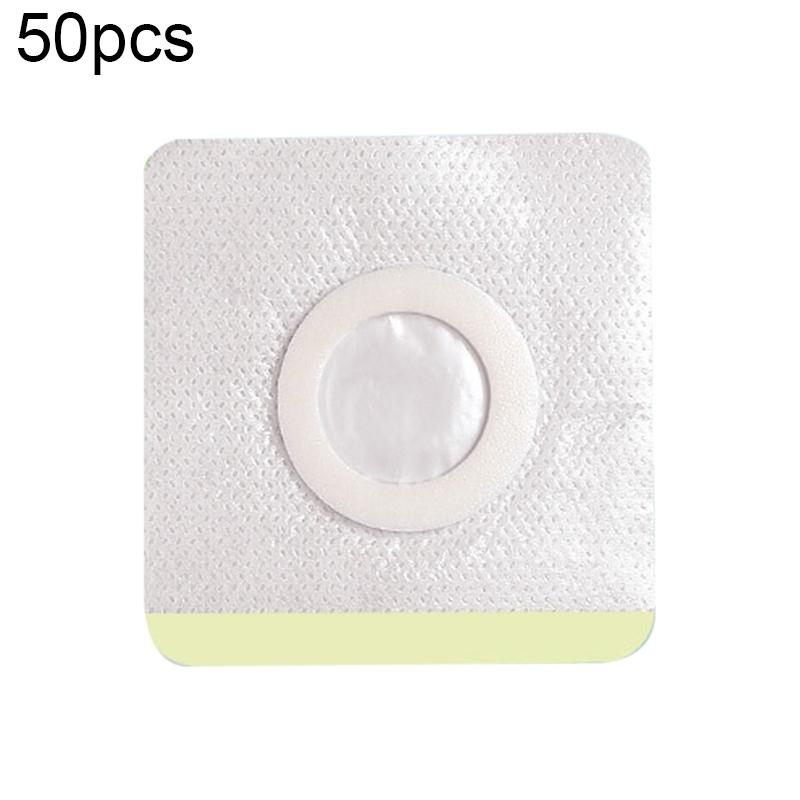 50pcs 043 Non-woven Stickers Wound Anti-seepage Three-volt Medicinal Patch, Size:7x7x3cm (Square)