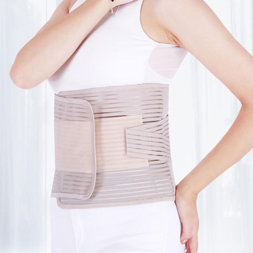 009 Men Women Universal Breathable Waist Protection Lumbar Spine Breathable Waist Belt, Size:M(Mid Waist)