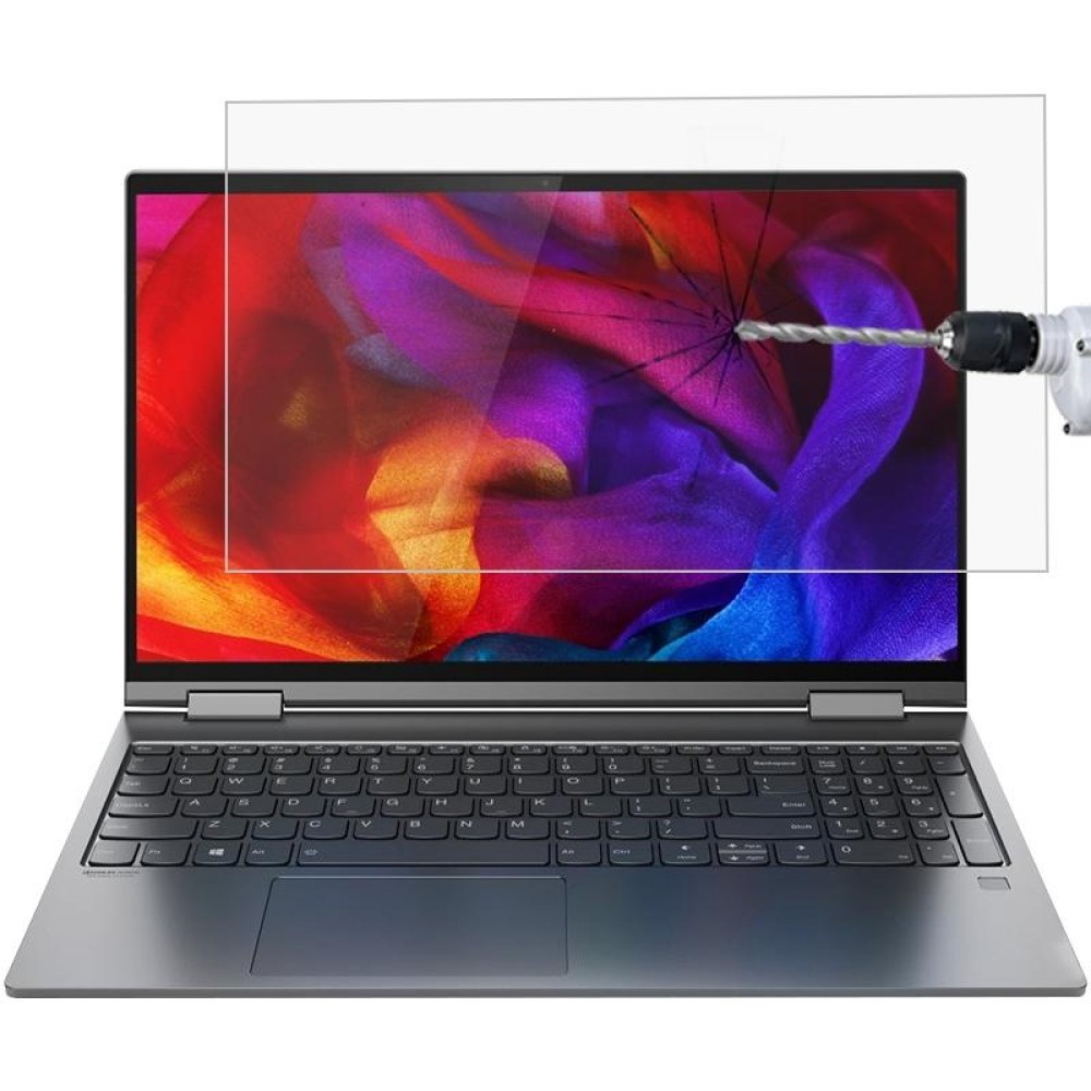For Lenovo Yoga C740 15.6 inch Laptop Screen HD Tempered Glass Protective Film
