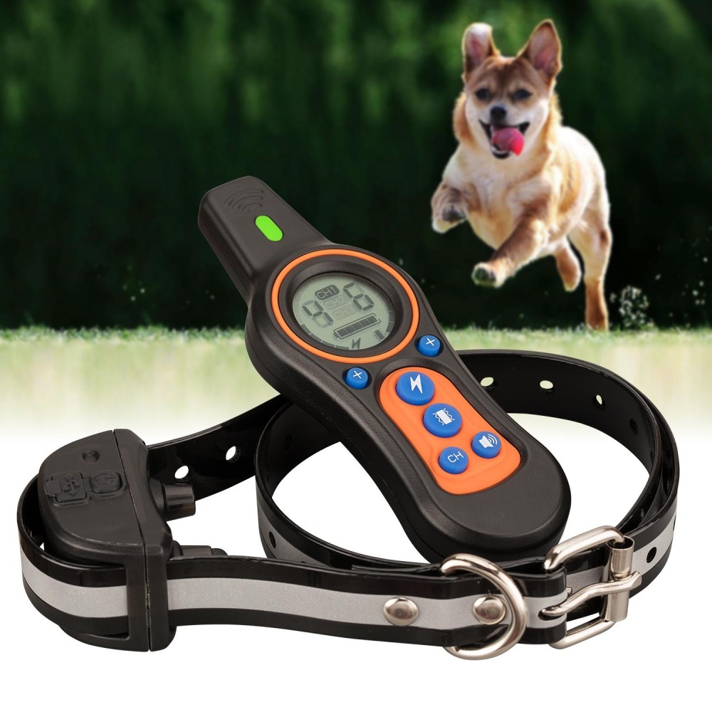 WL-0225 Remote Control Trainer Training Dog Barking Control Collar, Style:1 to 1