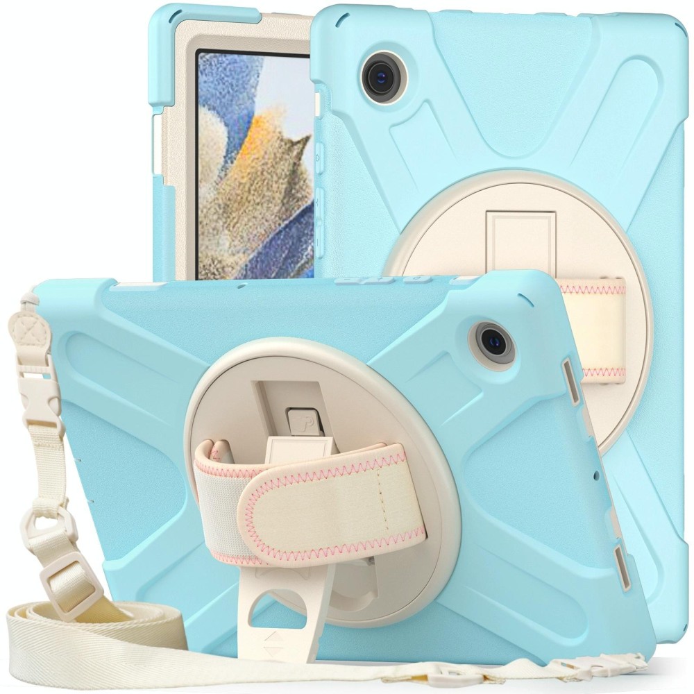 For Samsung Galaxy Tab A8 10.5 2021 Silicone + PC Tablet Case(Ice Blue)