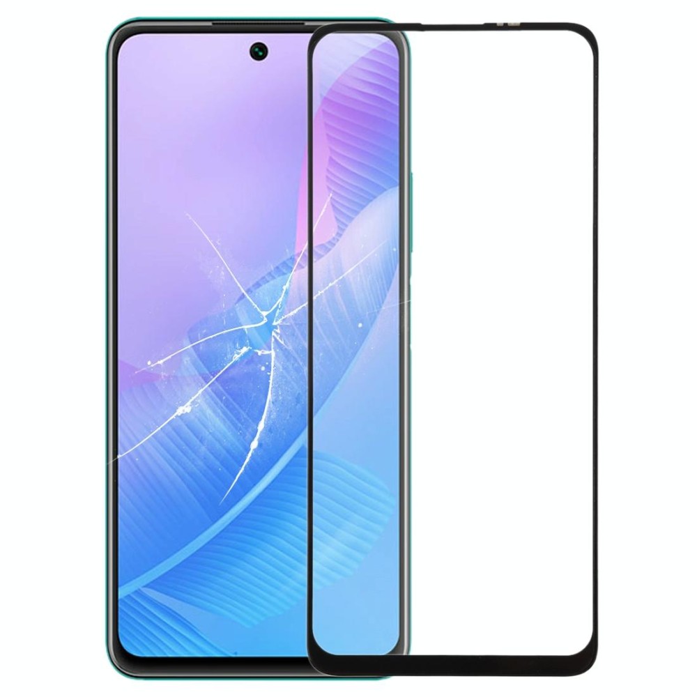 For Huawei Enjoy 20 SE 4G Front Screen Outer Glass Lens with OCA Optically Clear Adhesive