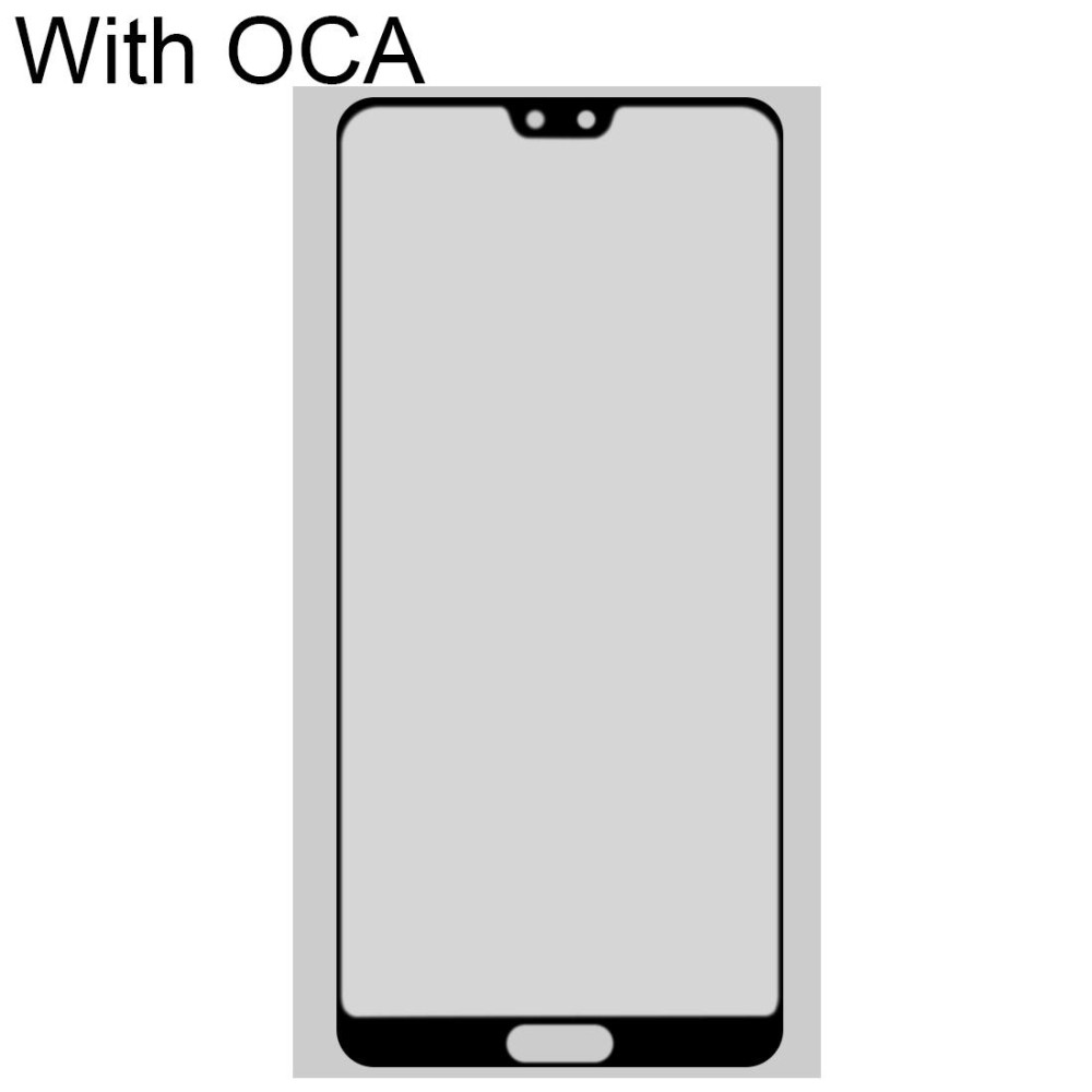 For Huawei P20 Front Screen Outer Glass Lens with OCA Optically Clear Adhesive