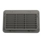 A6787 193x122mm Snap-on RV / Bus Oblique Louver Outlet Panel(Grey)