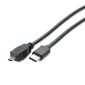 5 PCS 30cm Type-C / USB-C to Mini 8 Pin OTG Phone Data Cable for Nikon(Black)