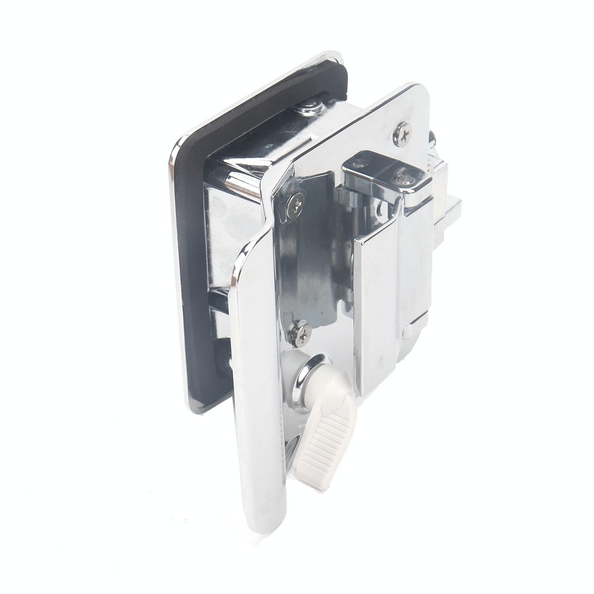 A5981-01 Chrome RV Paddle Entry Door Lock Latch