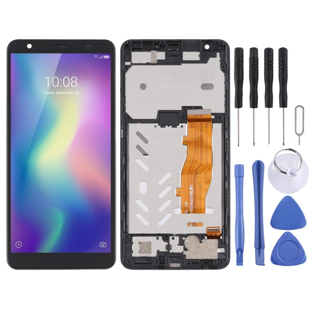 OEM LCD Screen For ZTE Blade A5 2019 Digitizer Full Assembly with Frame（Black)