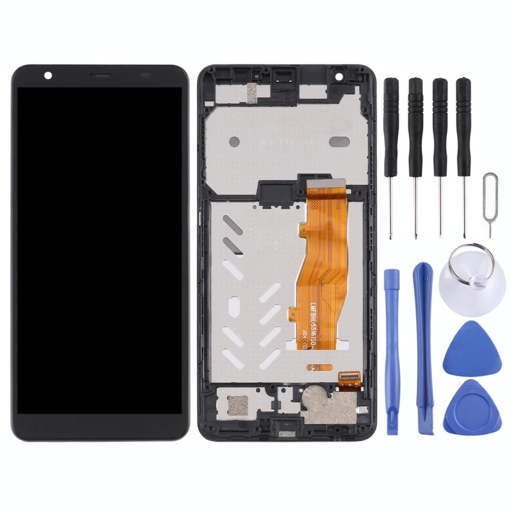 OEM LCD Screen For ZTE Blade A5 2019 Digitizer Full Assembly with Frame（Black)