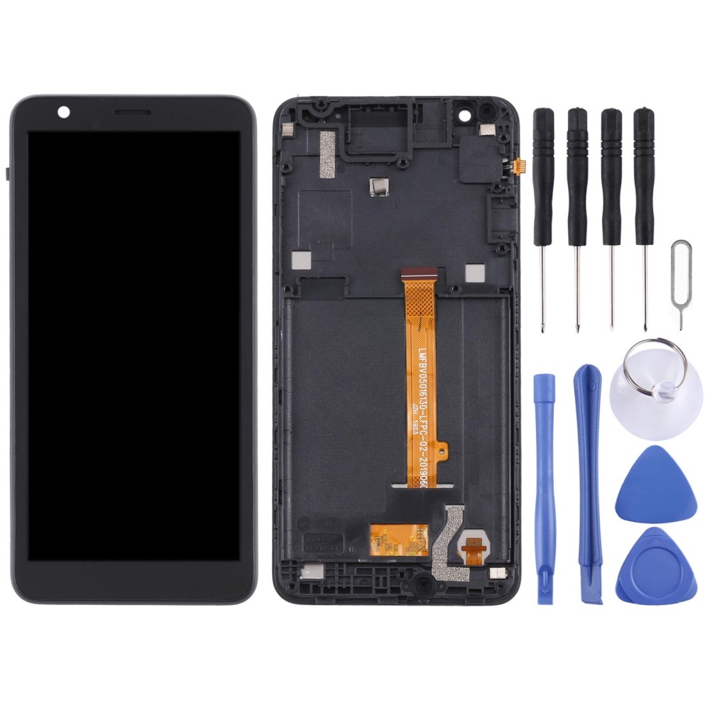 OEM LCD Screen For ZTE Blade L8/A3 2019 Digitizer Full Assembly with Frame（Black)