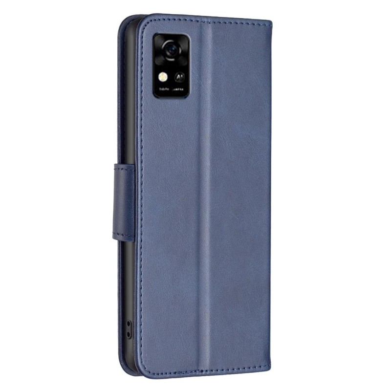 For ZTE Blade  A31 Lambskin Texture Leather Phone Case(Blue)