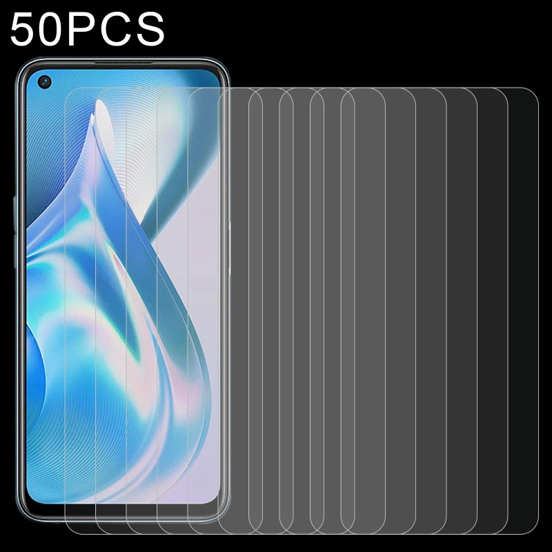 50 PCS 0.26mm 9H 2.5D Tempered Glass Film For OnePlus Ace Racing