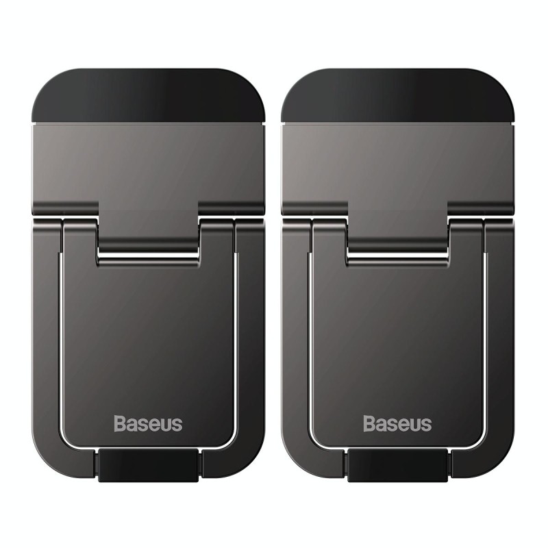 2 PCS / Set Baseus Slim Foldable Laptop Stand(Dark Grey)
