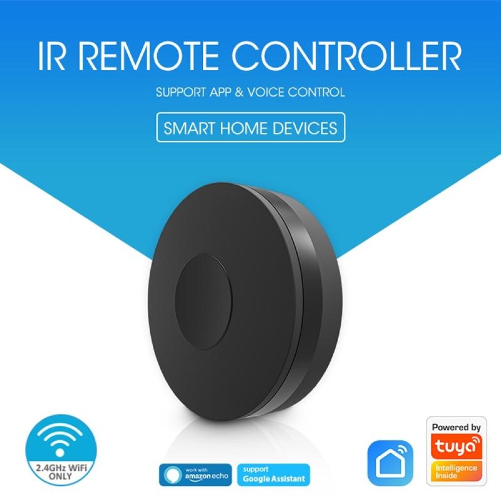 NEO NAS-IR02W WiFi IR Remotc Control Support Amazon Alexa / Google Home(Black)