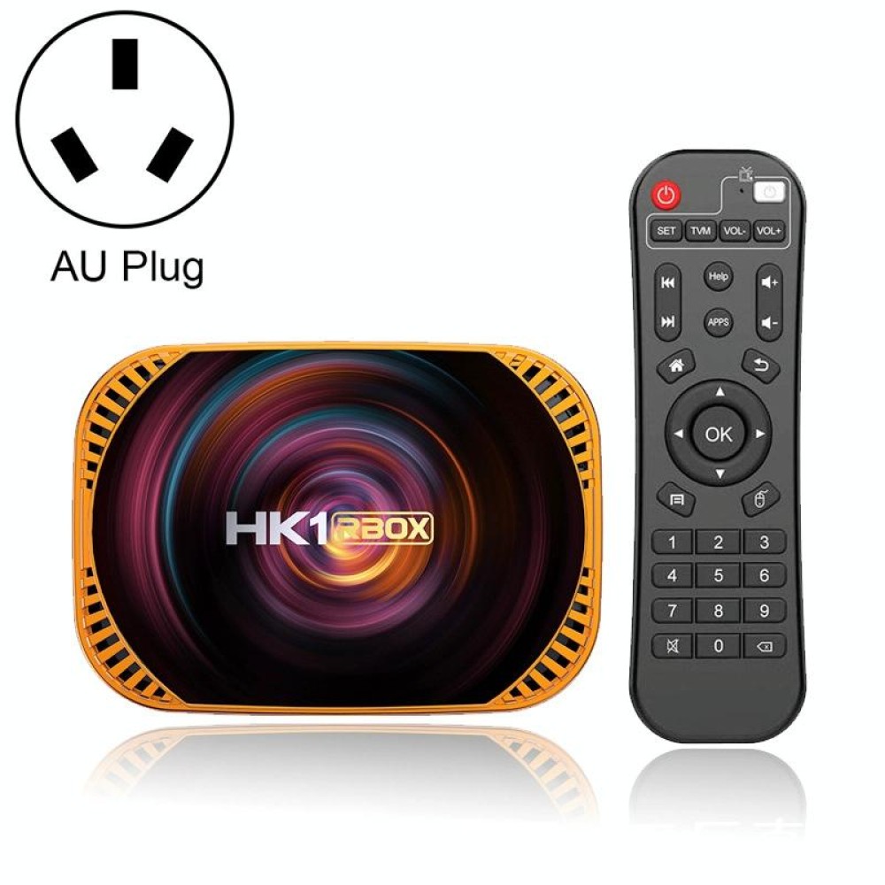 MECOOL HK1RBOX X4 4K TV Box, Android 11 Amlogic S905X4 CPU with RC 4GB+128GB(AU Plug)