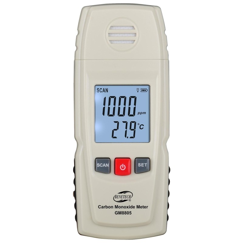 GM8805 Portable Digital Carbon Monoxide Meter, Battery Not Included