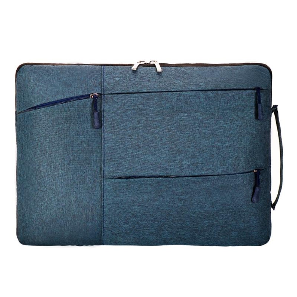 C310 Portable Casual Laptop Handbag, Size:15.6-17 inch(Blue)