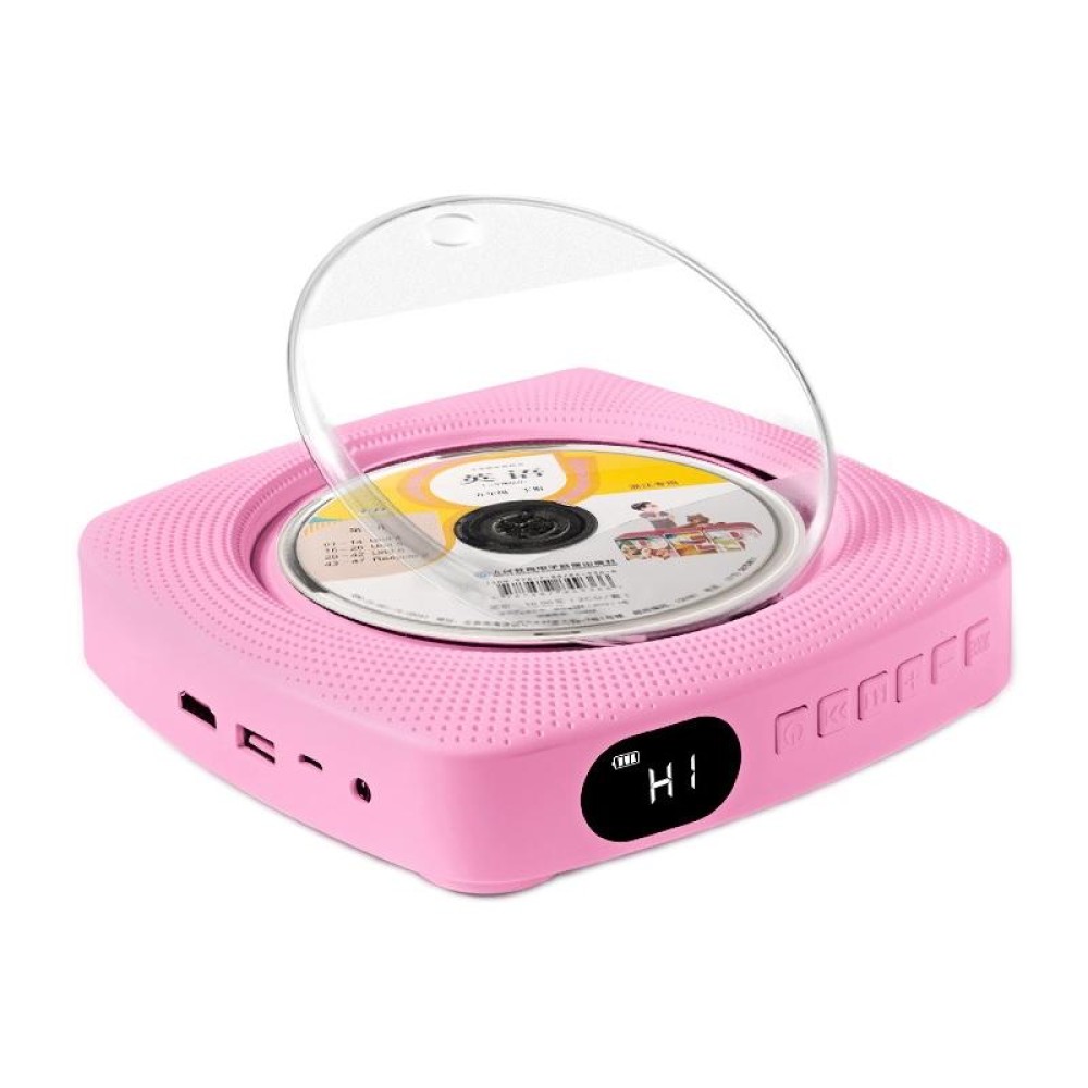 Kecag KC-609 Wall Mounted Home DVD Player Bluetooth CD Player, Specification:DVD/CD+Connectable TV  + Plug-In Version(Pink)