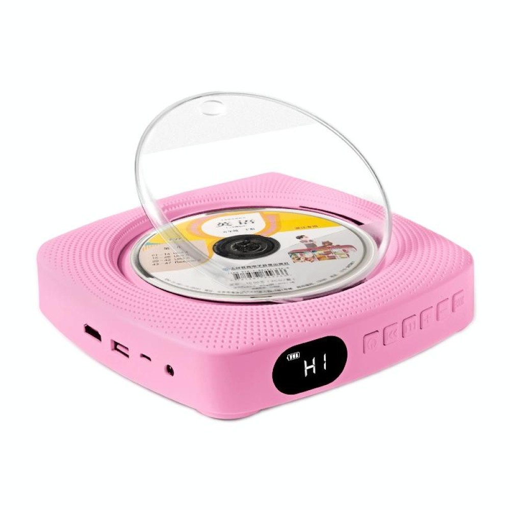 Kecag KC-609 Wall Mounted Home DVD Player Bluetooth CD Player, Specification:CD Version+ Not Connected to TV+ Plug-In Version(Pink)