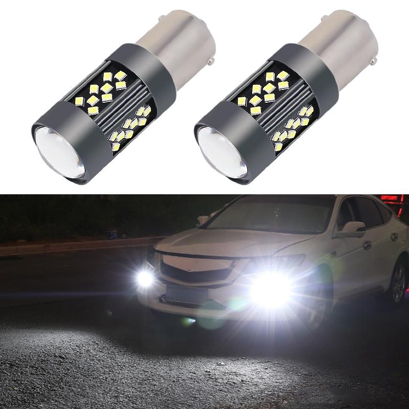 1 Pair 1156 12V 7W Continuous Car LED Fog Light(White Light)