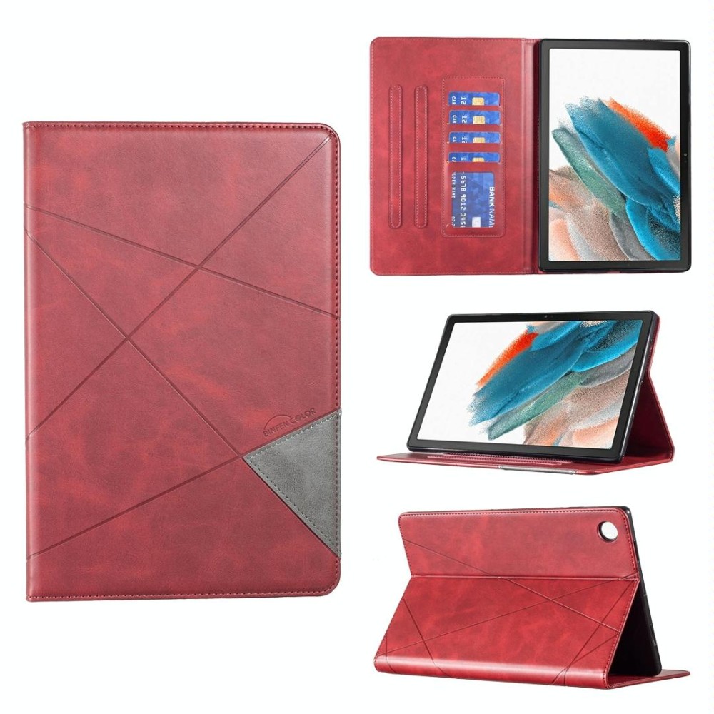 For Samsung Galaxy Tab A8 2022 SM-X200/X205 Prismatic Leather Tablet Case(Red)