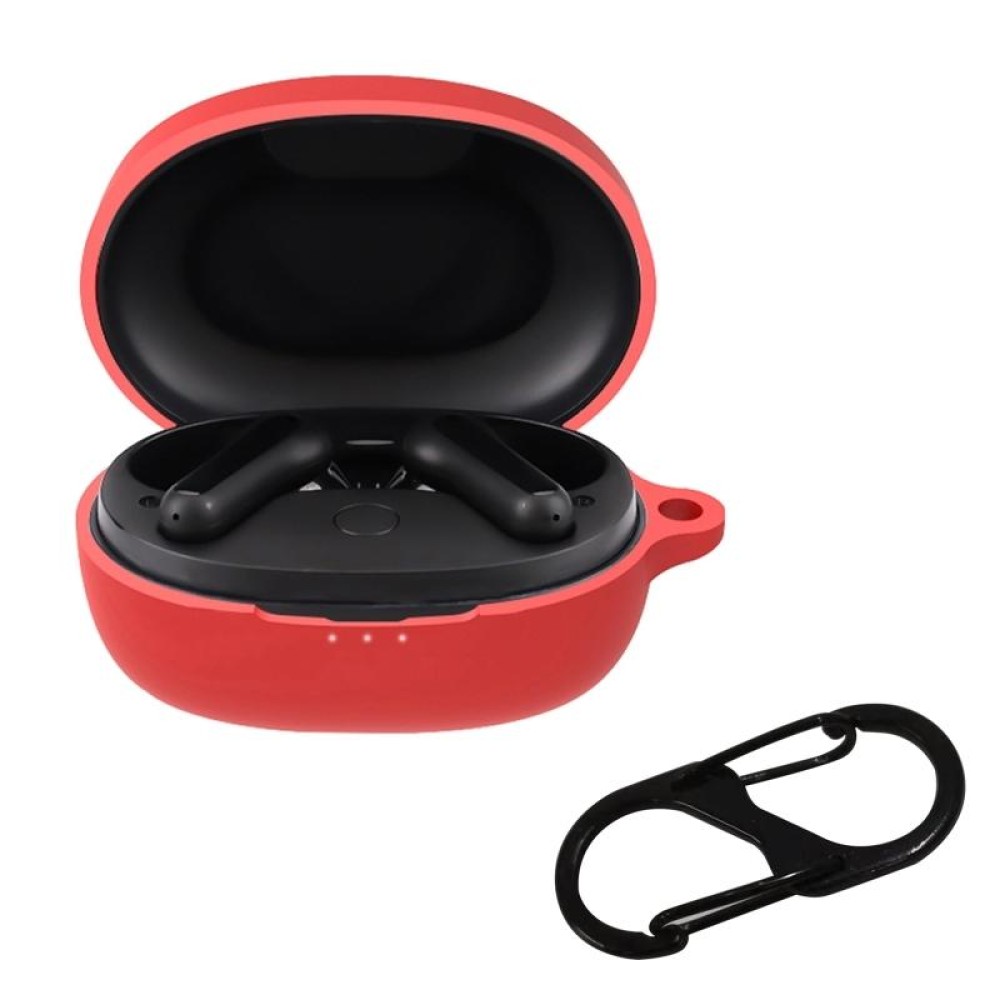 Pure Color Bluetooth Earphone Silicone Case For Anker Soundcore Life P2 Mini(Red)