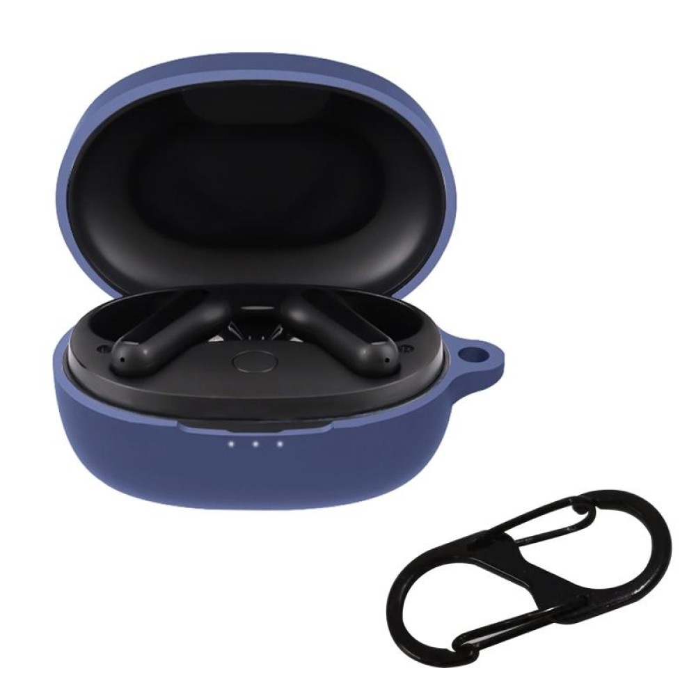 Pure Color Bluetooth Earphone Silicone Case For Anker Soundcore Life P2 Mini(Dark Blue)