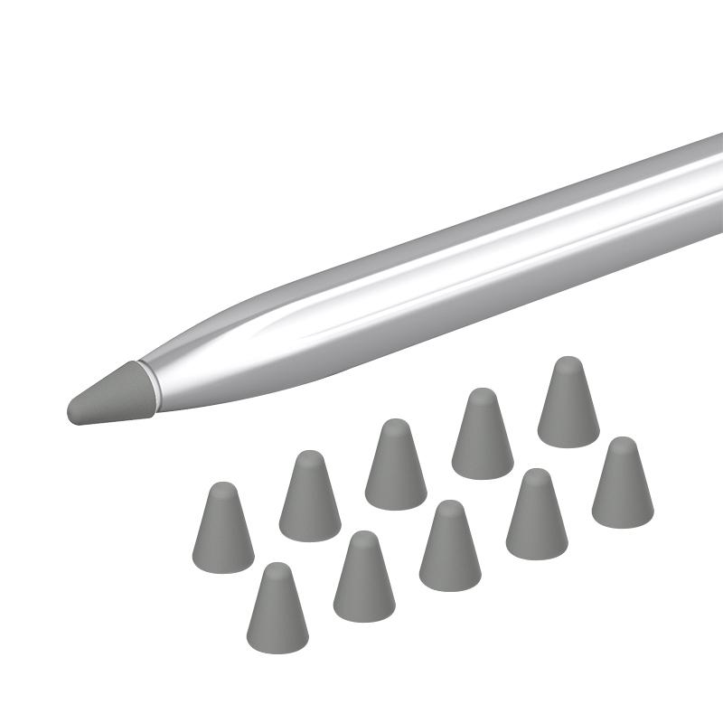 10 in 1 / Set Silicone Nib Cap For Huawei Pencil(Grey)