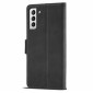 For Samsung Galaxy S22 5G Forwenw Dual-side Buckle Leather Phone Case(Black)