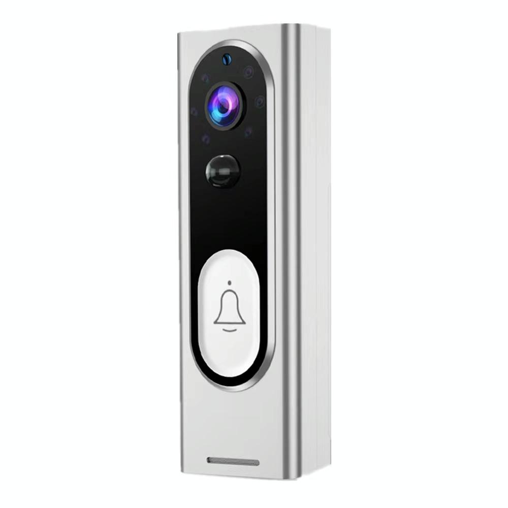 M13 Wireless Intelligent Video Doorbell Support Two-way Voice, Infrared Night Vision, Motion detection(White)