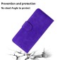 For Motorola Moto G32 Skin Feel Pure Color Flip Leather Phone Case(Purple)