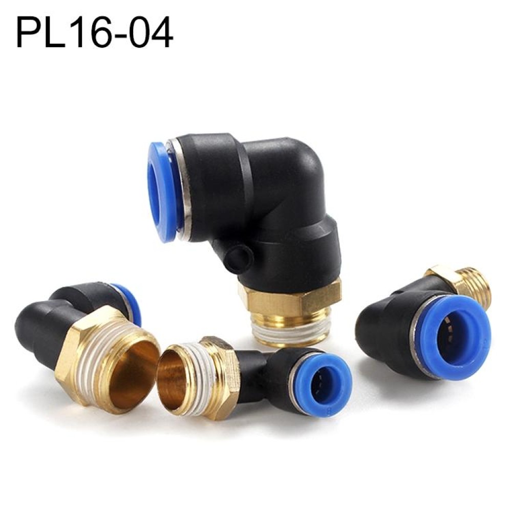 PL16-04 LAIZE Male Thread Elbow Pneumatic Quick Fitting Connector