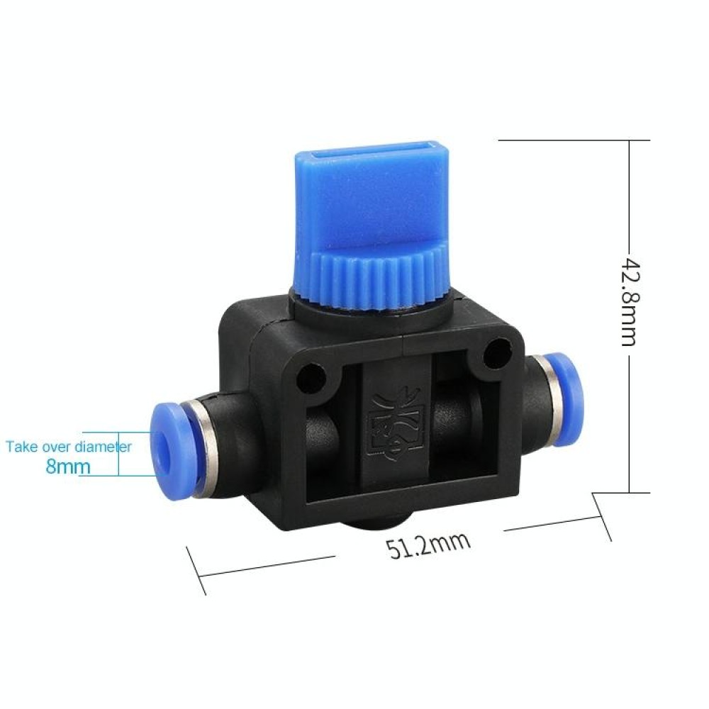 HVFF-4 LAIZE Manual Valve Pneumatic Quick Fitting Connector