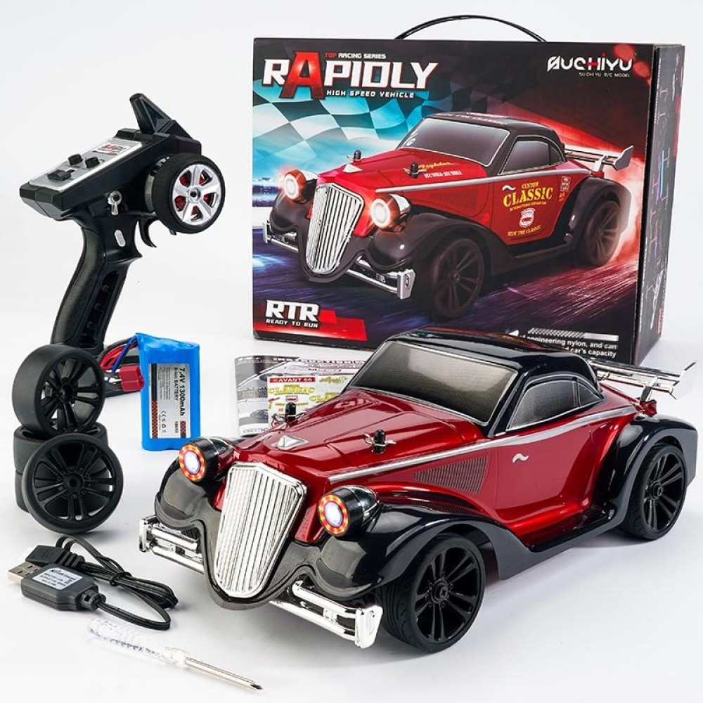 JJR/C  Q117 Remote Control Electric 4WD Stunt Car, Style:Classic Car(Red)