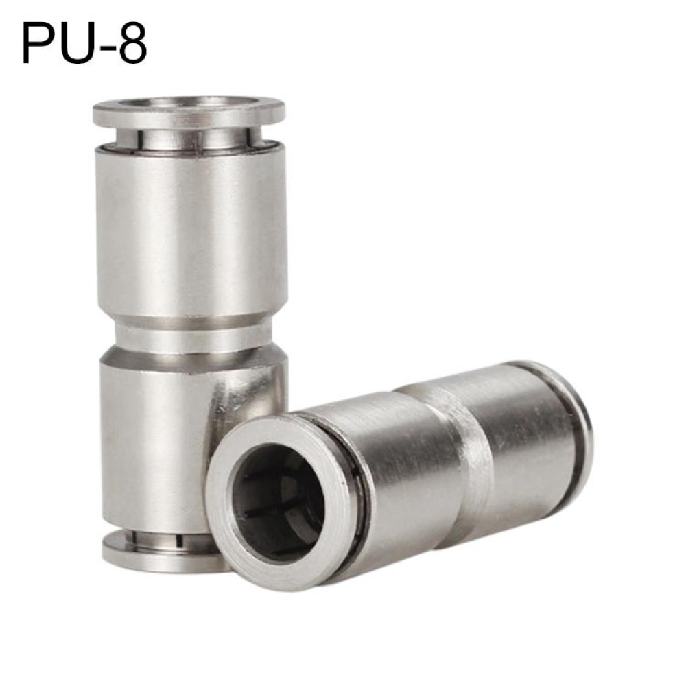 PU-8 LAIZE Nickel Plated Copper Straight Pneumatic Quick Fitting Connector