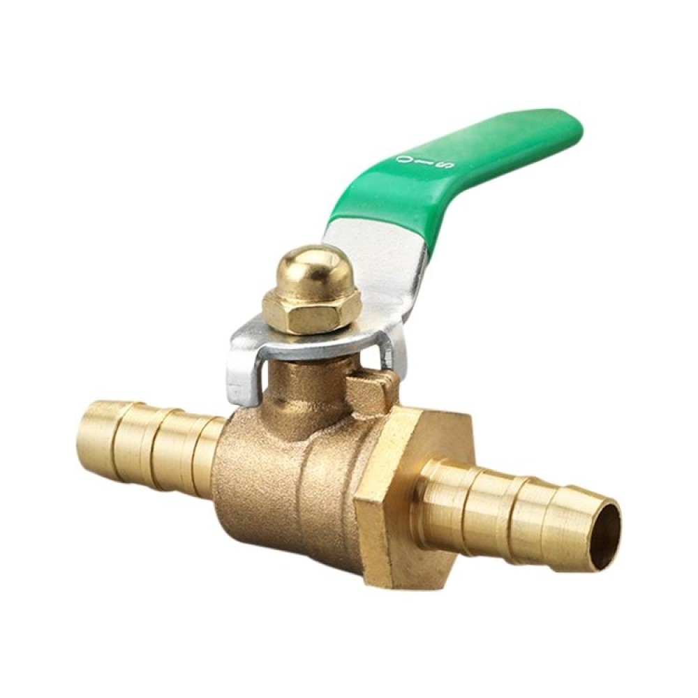 LAIZE Pneumatic Hose Barb Brass Shutoff Ball Valve, Specification:Thickened 12mm