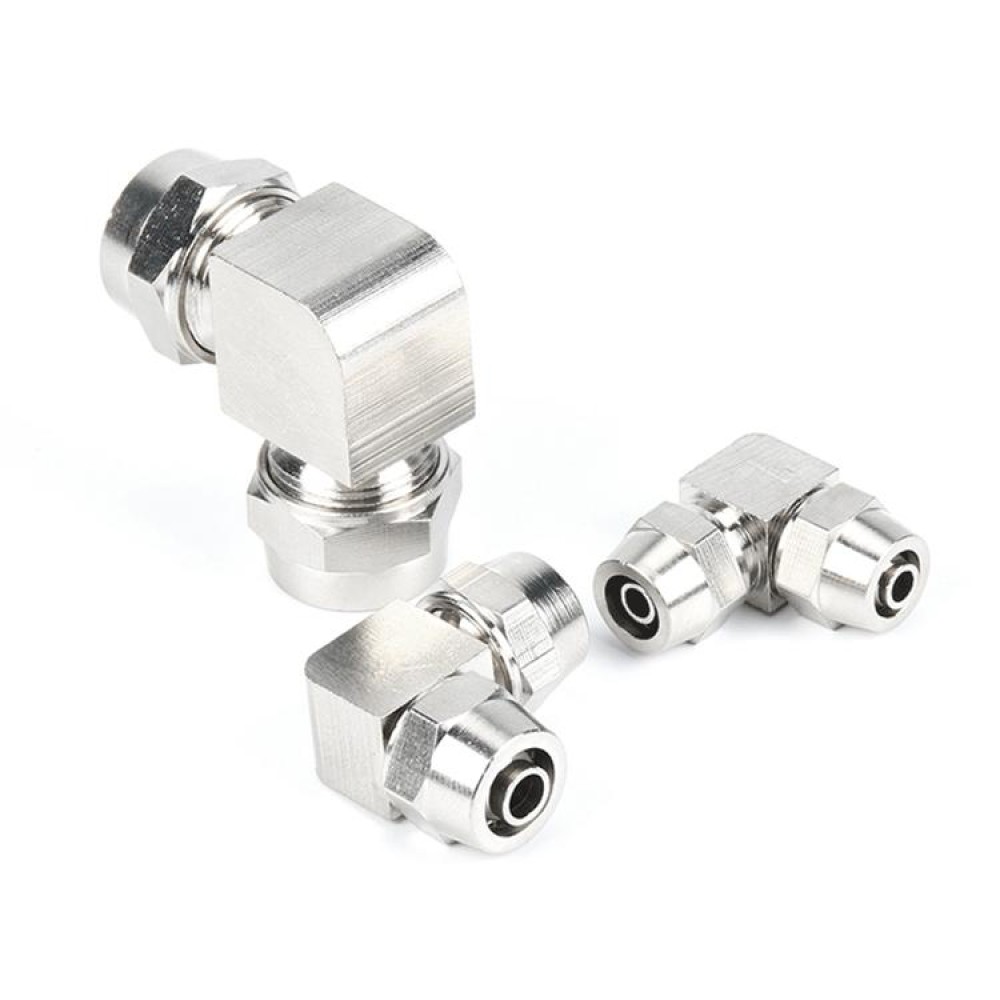 PV-6 LAIZE Nickel Plated Copper Elbow Pneumatic Quick Connector