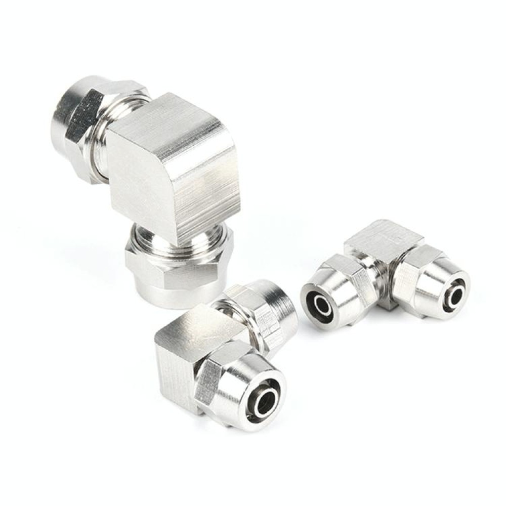 PV-10 LAIZE Nickel Plated Copper Elbow Pneumatic Quick Connector