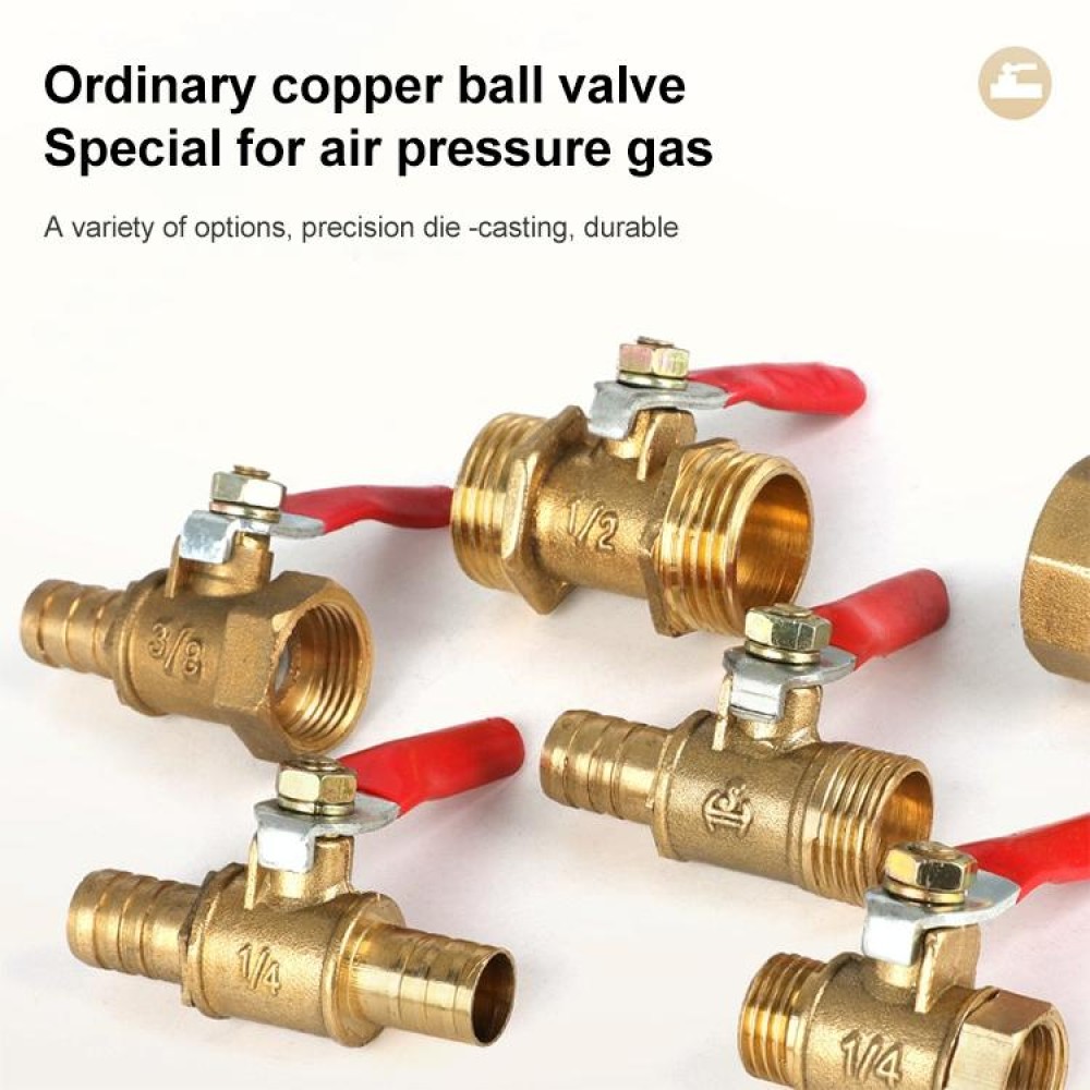 LAIZE Pneumatic Hose Connector Copper Ball Valve, Specification:Inside and Outside 4 1/2 inch