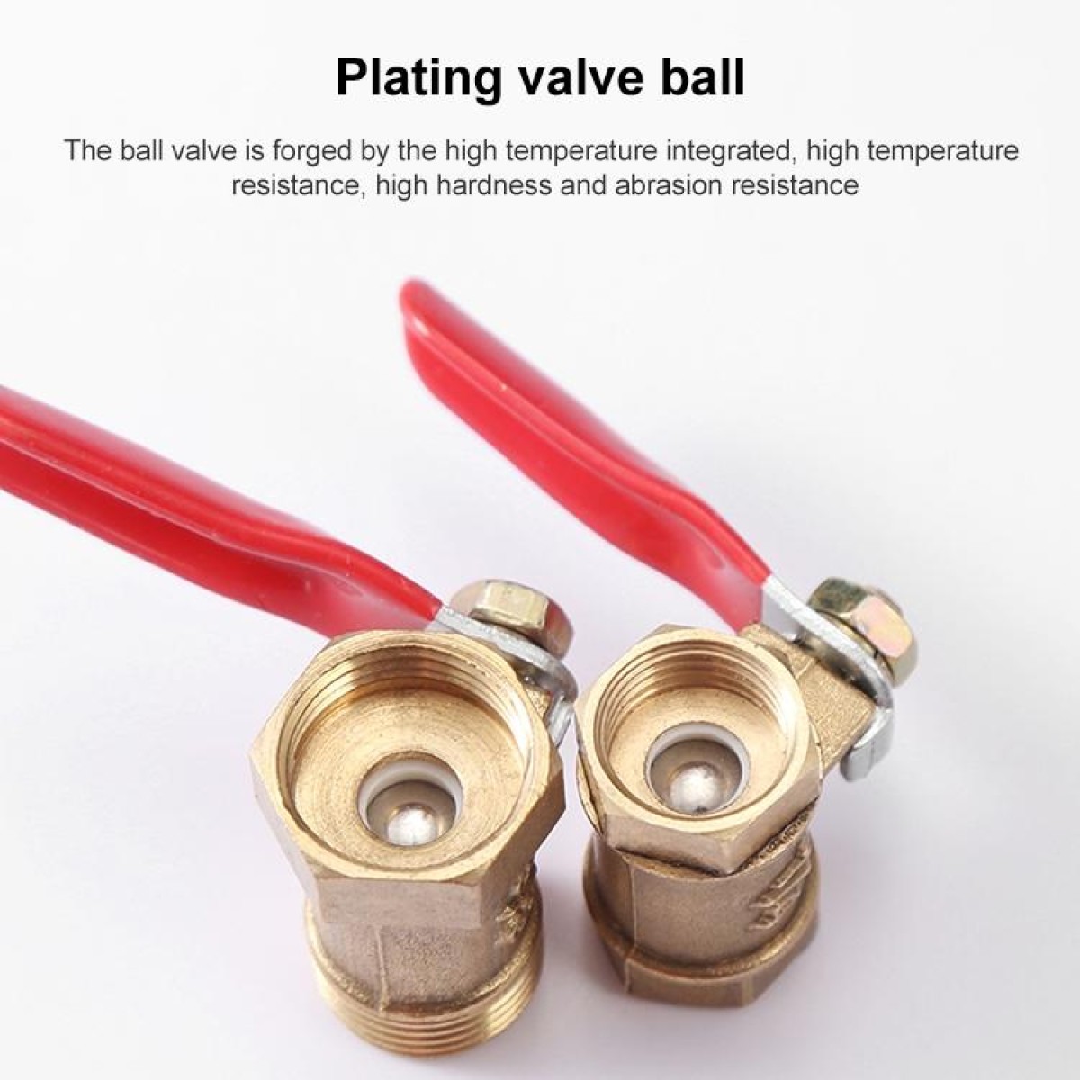 LAIZE Pneumatic Hose Connector Copper Ball Valve, Specification:Double Outside 3 3/8 inch