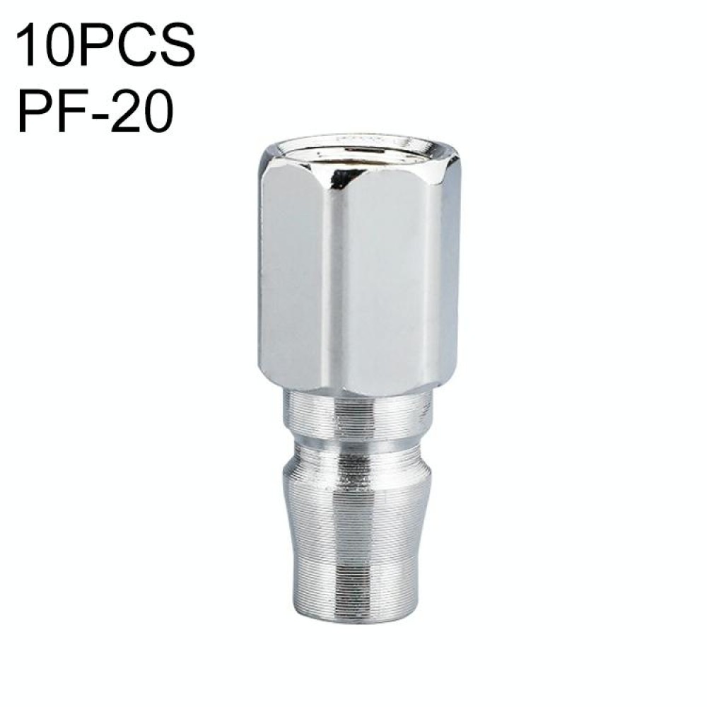 LAIZE PF-20 10pcs C-type Self-lock Air Tube Pneumatic Quick Fitting Connector