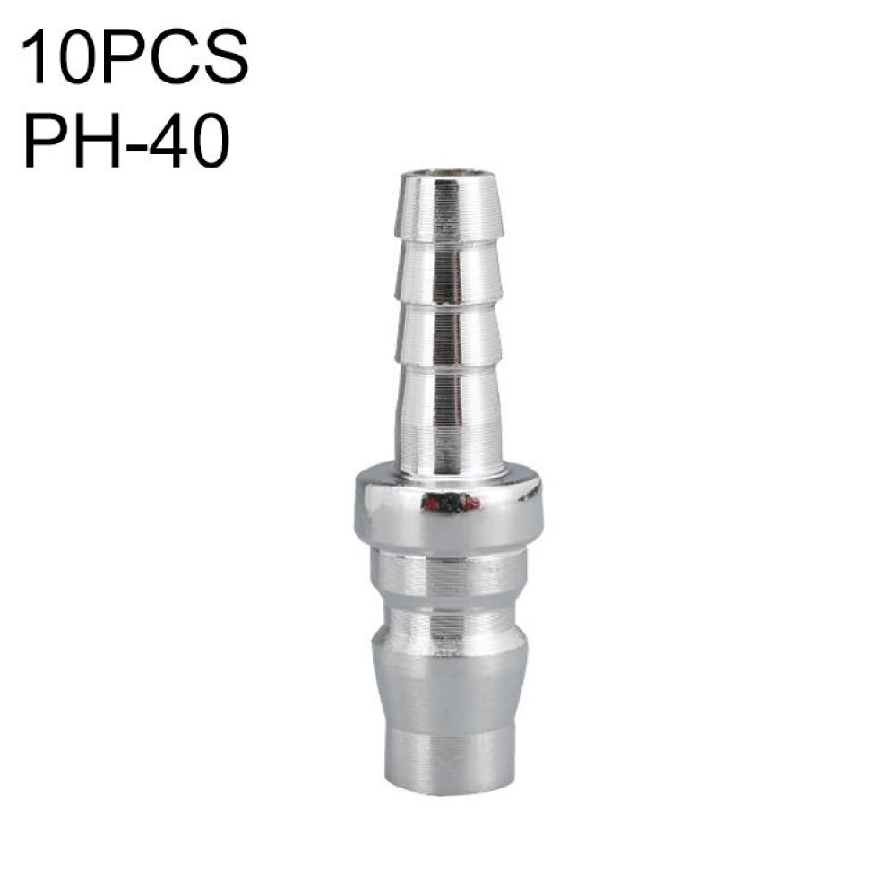 LAIZE PH-40 10pcs C-type Self-lock Air Tube Pneumatic Quick Fitting Connector
