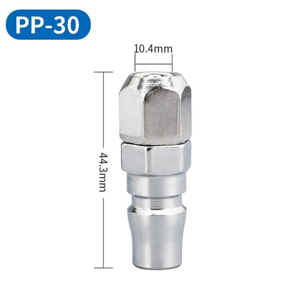LAIZE PP-30 10pcs C-type Self-lock Air Tube Pneumatic Quick Fitting Connector