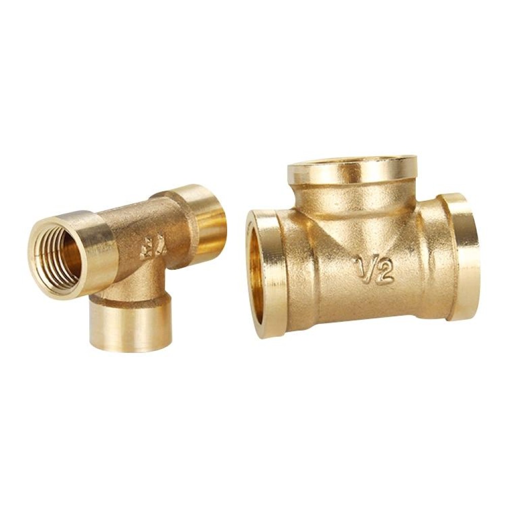 LAIZE Internal Thread Plumbing Copper Pipe Fittings, Caliber:3 Point(Three Way)