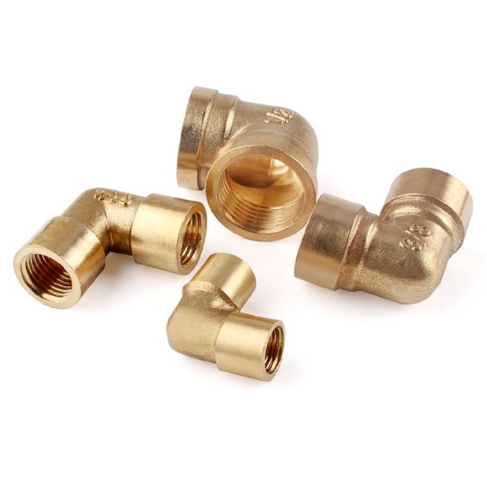 LAIZE Internal Thread Plumbing Copper Pipe Fittings, Caliber:3 Point(Elbow)