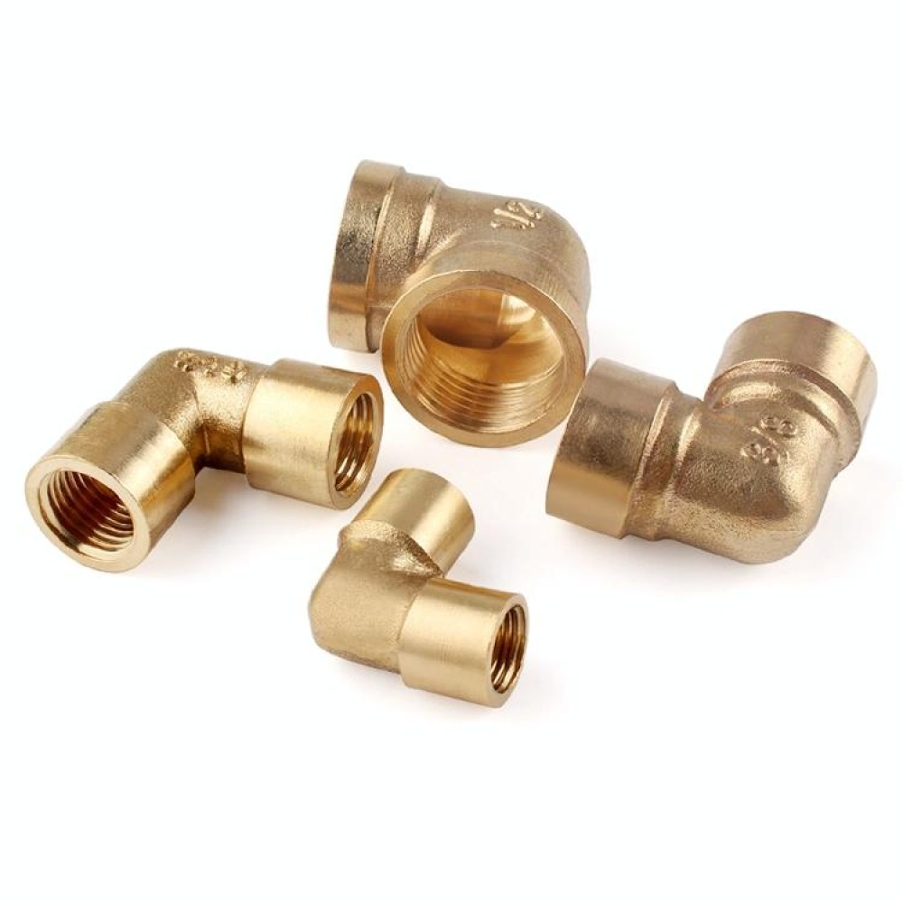 LAIZE Internal Thread Plumbing Copper Pipe Fittings, Caliber:6 Point(Elbow)
