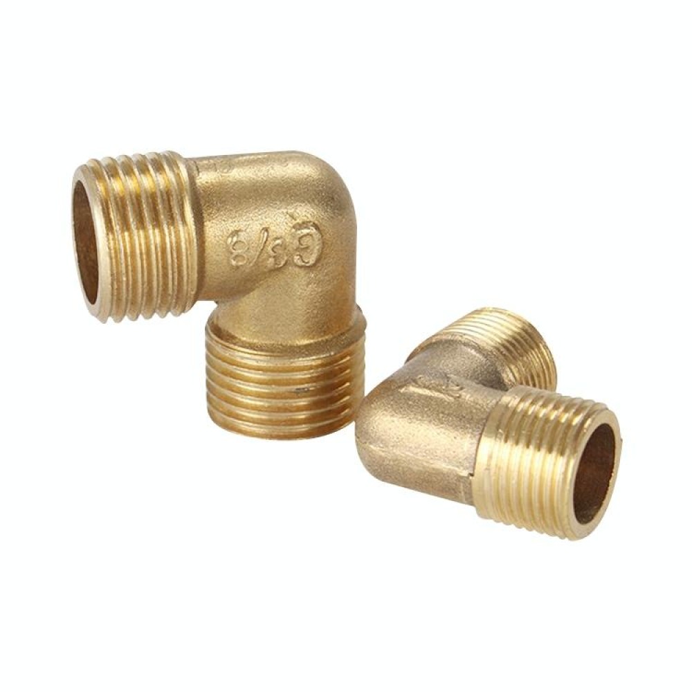 LAIZE External Thread Plumbing Copper Pipe Fittings, Caliber:3 Point(Elbow)