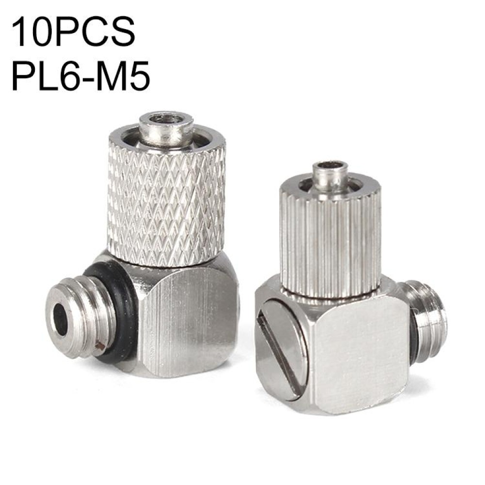 PL6-M5 LAIZE 10pcs Micro Trachea Quick Connector