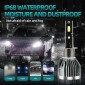 Q3 1 Pair H1 30W / 3000LM / DC9-36V / 6000K IP68 Waterproof Car LED Headlight